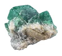 KYEYGWO Natural Green Fluorite Crystal Cluster Geode Druzy Specimen