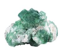KYEYGWO Natural Green Fluorite Crystal Cluster Geode Druzy Specimen