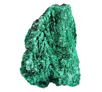 KYEYGWO Natural Green Malachite Stone, Raw Crystal Cluster Geode Mineral Specimen Stone Feng Shui Ornament for Garden Home Decor