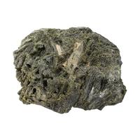 KYEYGWO Natural Raw Green Tourmaline Mineral Specimen Rough Stones Crystal for Tumbling, Cabbing, Fountain Rocks, Decoration, Polishing, Wicca, 501-600 g