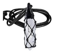 KYEYGWO Rock Quartz Healing Crystal Points Pendant Necklace for Men Women