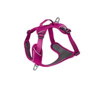 KYFLIE - No-Pull Reflective Dog Harness for Training & Daily Walks - Adjustable & Breathable Y Harness - Front & Back Leash Attachments - Control & Assistance Handle - M - Pink