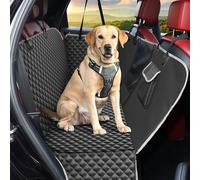 KYG Dog Car Seat Cover Hammock Dog Seat Cover with Mesh Window Durable Scratch Proof And Waterproof Car Rear Seat Protection Cover Pet Car Seat Cover For Cars/Trucks/Suv 135 X 140cm