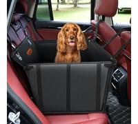 KYG Dog Car Seat for Medium & Large Dogs - Waterproof, Foldable, with Reinforced Frame & Support Rods - Available in M (58x55x36 cm) - Non-Slip Base, Scratch-Resistant Fabric, Removable Pad