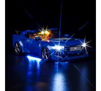 Kyglaring LED Light Kit for Ford Mustang Dark Horse Car, Compatible with Lego Icons 76920 Building Model Set
