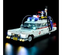Kyglaring LED Light Kit for Lego Icons Ghostbusters Ecto-1 Car Building Set Building Set, the Lighting Set Compatible with Lego Car 10274, Idea Gift for Adults (Standard Version)
