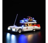 Kyglaring LED Light Kit for Lego Icons Ghostbusters Ecto-1 Car Building Set,the Lighting Set Compatible with Lego Car 21108- No Model(Classic Version)