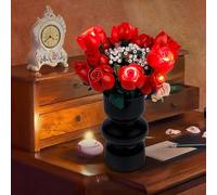 Kyglaring LED Light Kit for Lego Icons Roses Bouquet 2024 Building Set, The Flower Bouquet Lighting Kit Designed for Lego 10328 Botanical Collection-No Model(Classic Version)