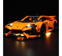 Kyglaring LED Light Kit for Lego Technic Lamborghini Huracán Tecnica Orange Advanced Building Toy, The Lighting Kit Compatible with Lego 42196 Building Blocks, NO Lego Brick Set (Classic Version)