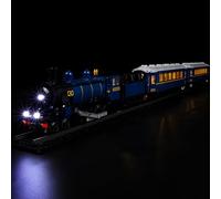 Kyglaring LED Light Kit for Lego Train Sets Building Blocks, Orient Express Train Lighting Set Compatible with Lego 21344 - No lego Model Train Buildings (Classic Version)