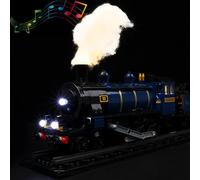 Kyglaring Led Light Kit for lego Train Sets Building Blocks, Orient Express Train Lighting Set Compatible With Lego 21344 - No lego Model Train Buildings,(Sound Version)