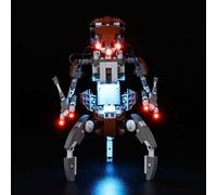 Kyglaring LED Light Kit for Star Wars Droideka Model, Lego 75381 Blocks Compatible, Lighting Set for Destroyer Droid Figure (Classic Version)