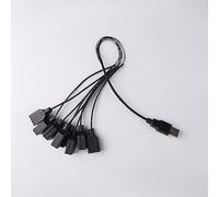 Kyglaring LED Lighting Accessories - USB HUB Cable - For DIY Your Building Blocks - Pack 1 (8 in 1)
