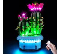 Kyglaring LED Lighting Kit Compatible with Lego Botanicals Flowering Cactus 11509 Building Blocks, Accessories for Lego 11509 Model Set, Touch Version (Not Include Models)