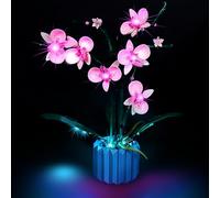 Kyglaring LED Lighting Kit Compatible with Lego Botanicals Orchid 10311 Building Blocks, Lighting Accessories for Lego Artificial Plant 10311 Model Set, Not Model (10311 Classic Edition)