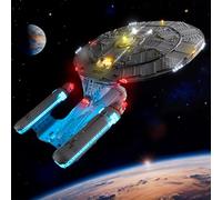 Kyglaring LED Lighting Kit Compatible with Lego Icons Star Trek: U.S.S. Enterprise NCC-1701-D 10356 Building Blocks, Accessories for Lego 10356 Model Set, Touch Version (Not Include Models)