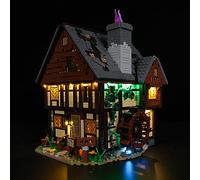 Kyglaring LED Lighting Kit Compatible with Lego Ideas Hocus Pocus: The Sanderson Sisters' Cottage 21341 Building Blocks, Upgrade Remote Control (Not Include Models)