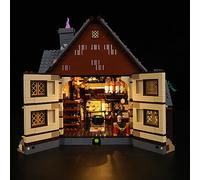 Kyglaring LED Lighting Kit Compatible with Lego Ideas Hocus Pocus: The Sanderson Sisters' Cottage 21341 Building Blocks, Remote Control (Not Include Models)
