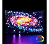 Kyglaring LED Lighting Kit Compatible with Lego Ideas The Milky Way Galaxy 31212 Building Blocks, Upgrade Remote Control Lighting Accessories for Lego Ideas 31212 Model Set (Not Model)