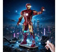 Kyglaring LED Lighting Kit Compatible with Lego Iron Man Mark 3 Collectors' Edition 76344 Building Blocks, Accessories for Lego 76344 Model Set, Touch Version (Not Include Models)