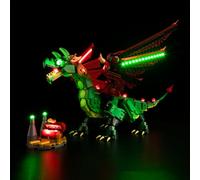 Kyglaring LED Lighting Kit Compatible with Lego Medieval Dragon 31161 Building Blocks, Lighting Accessories for Lego 31161 Model Set (Not Model)