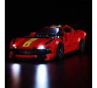 Kyglaring LED Lighting Kit Compatible with Lego Speed Champions Ferrari 812 Competizione 76914 Building Blocks, Lighting Accessories for Lego 76914 Model Set (Not Include Models)