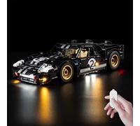 Kyglaring LED Lighting Kit Compatible with Lego Technic 1966 Ford GT40 MKII Race Car 42223 Building Blocks, Accessories for Lego 42223 Model Set, Touch Version (Not Include Models)