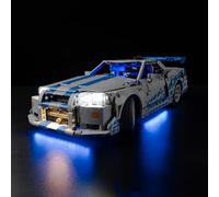 Kyglaring LED Lighting Kit Compatible with Lego Technic 2 Fast 2 Furious Nissan Skyline GT-R (R34) 42210 Building Blocks, Lighting Accessories for Lego 42210 Model Set (Not Include Models)