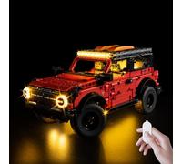 Kyglaring LED Lighting Kit Compatible with Lego Technic Ford Bronco SUV Off Road 42213 Building Blocks, Accessories for Lego 42213 Model Set, Touch Version (Not Include Models)
