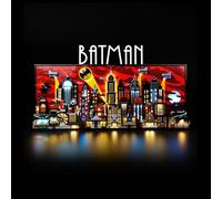 Kyglaring LED Lighting Kit Compatible with Lego The Animated Series Gotham City 76271 Building Blocks, Accessories for Lego 76271 Model Set, Touch Version (Not Include Models)