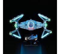 Kyglaring LED Lighting Kit Compatible with Lego TIE Interceptor 75382 Building Blocks, Lighting Accessories for Lego 75382 Model Set (Not Model)