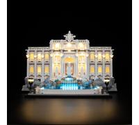 Kyglaring LED Lighting Kit Compatible with Lego Trevi Fountain 21062 Building Blocks, Lighting Accessories for Lego Trevi Fountain 21062 Model Set (Not Model)