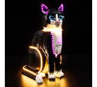 Kyglaring LED Lighting Kit Compatible with Lego Tuxedo Cat 21349 Building Blocks, Lighting Accessories for Lego 21349 Model Set (Not Model)