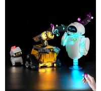 Kyglaring LED Lighting Kit Compatible with Lego WALL-E and EVE 43279 Building Blocks, Lighting Accessories for Lego 43279 Model Set, Upgraded Original Movie Sound (Not Include Modelsl)