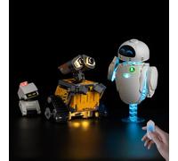 Kyglaring LED Lighting Kit for Building Blocks Model Lego 43279 | Compatible with Disney Pixar WALL-E and EVE | Decorative Light Set for DIY Models (Bricks Not Included)