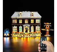 Kyglaring LED Lighting Kit for Ideas Home Alone Exclusive Building Set and Lights Set Compatible with Lego 21330 Model Set - Without Lego Set (RC Version)