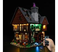 Kyglaring LED Lighting Kit For Lego-21341 Ideas Disney Hocus Pocus: The Sanderson Sisters' Cottage - Designed for Lego Building Blocks Model - Not Included The Model Set (RC Version)