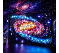 Kyglaring LED Lighting Kit for LEGO 31212 The Milky Way Galaxy Building Set, Upgraded Remote Control & Adjustable Brightness, Easy Installation (Light Kit Only, Model Not Included)
