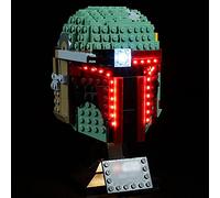 Kyglaring Led Lighting Kit for Lego 75277 Star Wars Boba Fett Helmet Display Building Set(The Model not Included) (classic version)