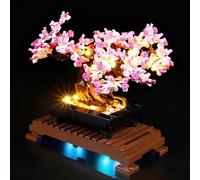 Kyglaring LED Lighting kit for Lego Bonsai Tree 10281 Building Kit, LED Lights Set Compatible with Lego Cherry Blossom Tree - Not Include The Model (Standard Version)