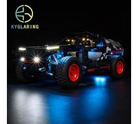 Kyglaring LED Lighting Kit for Lego Technic Audi RS Q E-Tron Advanced Building, the Remote Controlled Car Lighting Set Desined for Lego 42160, Built-in Multiple Light Effect（Remote Control Version）