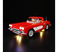 Kyglaring LED Lighting Kit (No Model) - Compatible with Lego-10321 Icons Corvette Toy Car Building Blocks Model Set - Only Leds No Brick Set (Classic Version)
