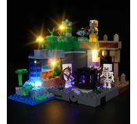 Kyglaring LED Lighting Kit (No Model) - Compatible with Lego-21189 Minecraft The Skeleton Dungeon Building Blocks Model Set - Only Leds No Brick Set (Classic Version)