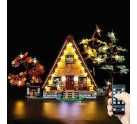 Kyglaring LED Lighting Kit (No Model) - Compatible with Lego-21338 Ideas A-Frame Cabin Building Blocks Model Set - Only Leds No Brick Set (Remote Version)