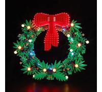 Kyglaring LED Lighting Kit (No Model) - Compatible with Lego-40426 Christmas Wreath 2-in-1 Building Blocks Model Set - Only Leds No Brick Set (Standard Version)