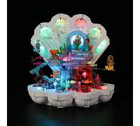 Kyglaring LED Lighting Kit (No Model) - Compatible with Lego-43225 Disney The Little Mermaid Royal Clamshell Building Blocks Model Set - Only Leds No Brick Set (Classic Version)