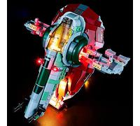 Kyglaring LED Lighting Kit (No Model) - Compatible with Lego-75312 Star Wars Boba Fett Starship Building Blocks Model Set - Only Leds No Brick Set (Classic Version)