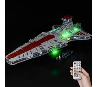 Kyglaring LED Lighting Kit (No Model) - Compatible with Lego-75367 Star Wars Venator-Class Republic Attack Cruiser Building Blocks Model Set - Only Leds No Brick Set (RC Version)