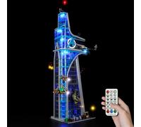 Kyglaring LED Lighting Kit (No Model) - Compatible with Lego-76269 Marvel Avenger Tower Building Blocks Model Set - Only Leds No Brick Set (RC Version)