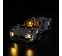 Kyglaring LED Lighting Kit (No Model) - Compatible with Lego 76915 Speed Champions Pagani Utopia Race Car Building Blocks Model Set - Only Leds No Brick Set (Classic Version)